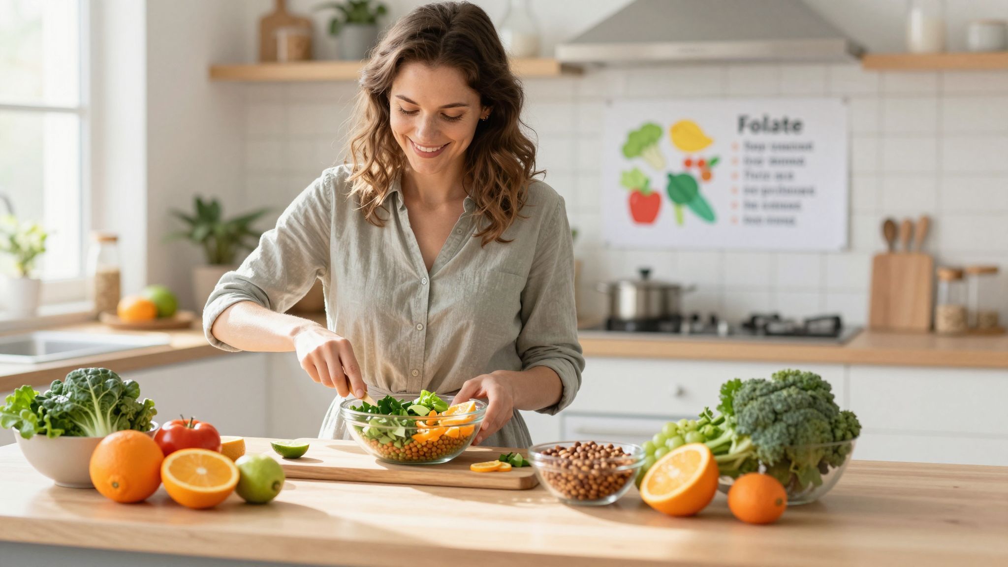 A folsav segít csökkenteni a veleszületett rendellenességek kockázatát.