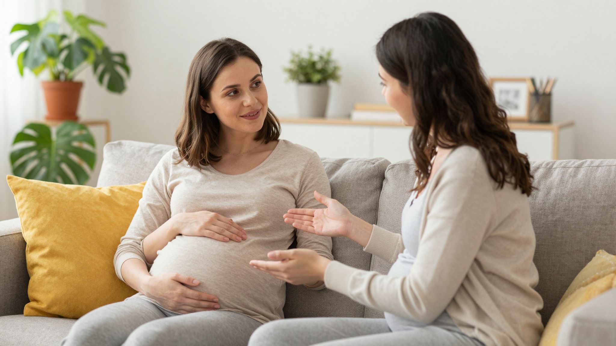 A legjobb válasz a hallgatás és mosoly kombinációja.