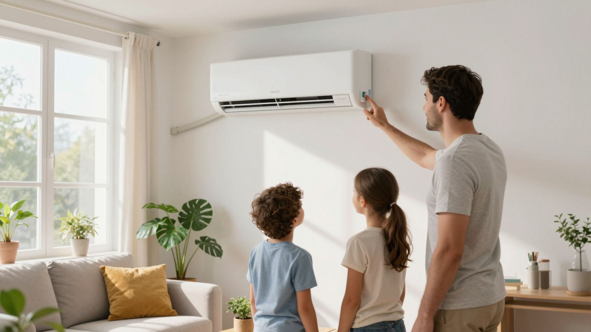 A klíma optimális hőmérséklete 22-25 fok között van.