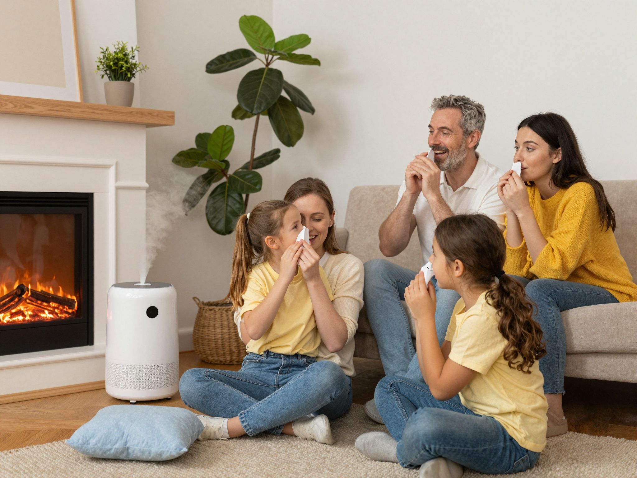 A száraz levegő irritálhatja az orrnyálkahártyát.