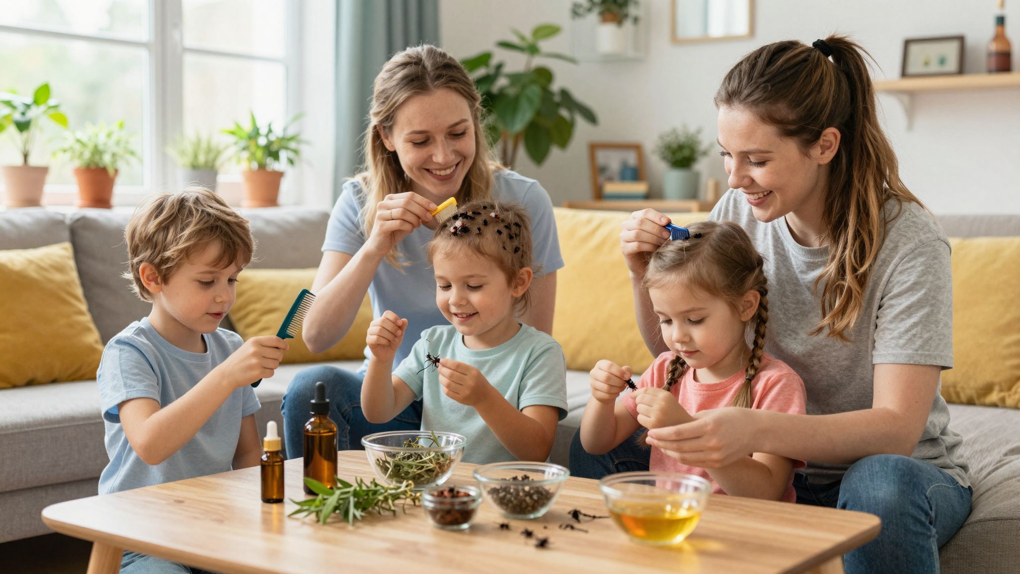 A fejtetű elűzésére a kókuszolaj hatékony megoldás.