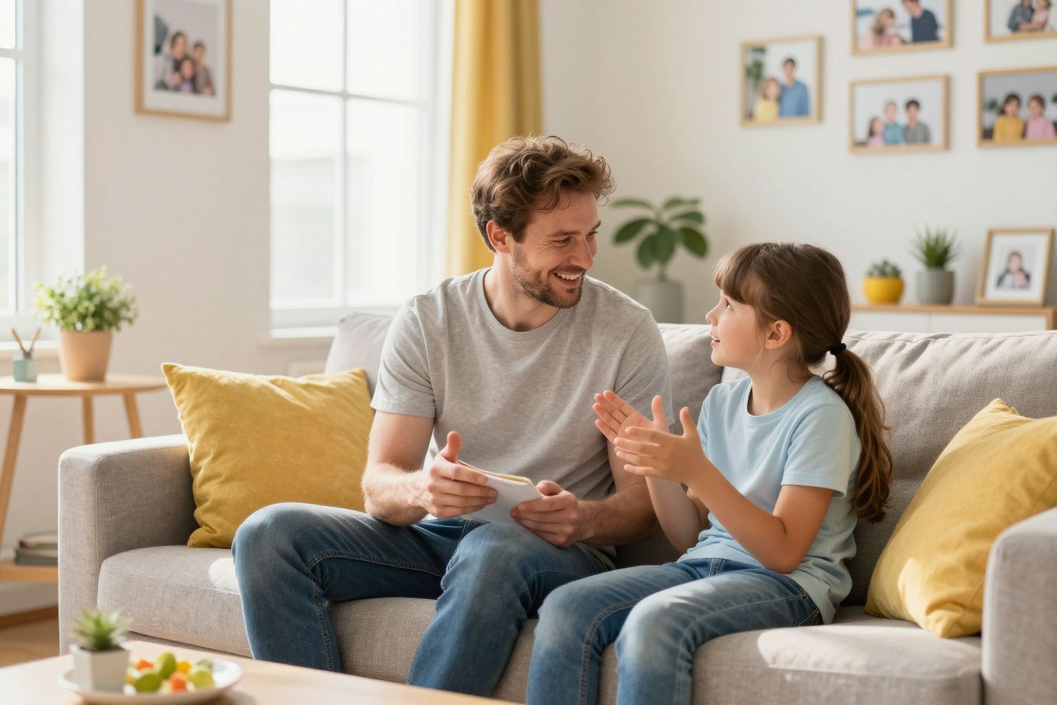 Az őszinte kommunikáció erősíti a szülő-gyerek kapcsolatot.