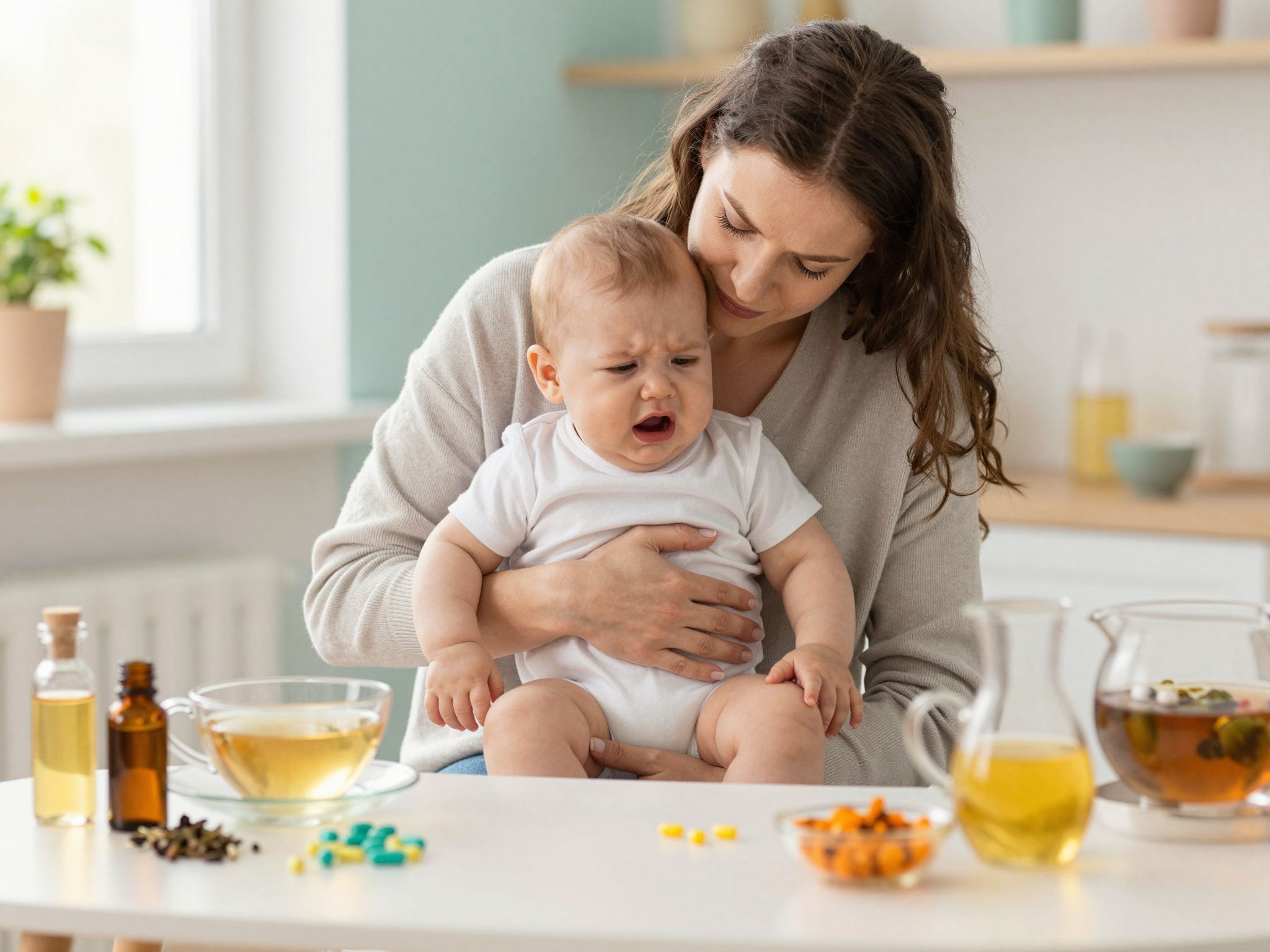 A probiotikumok segíthetnek a baba bélflórájának javításában.