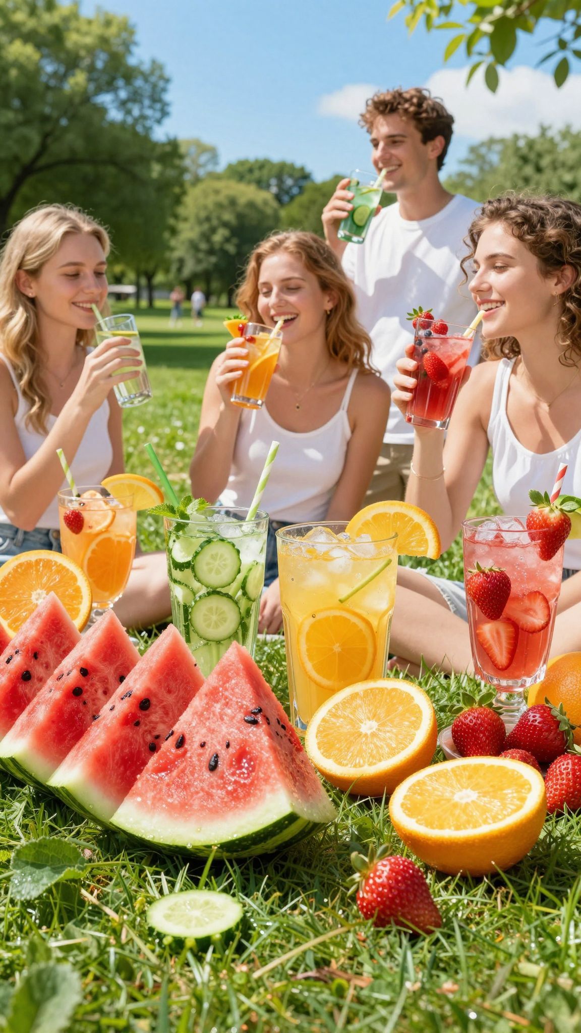 A dinnye és az uborka kiváló választás a hőségben.