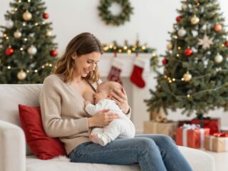 Hogyan menedzseld a szoptatást karácsonykor? Praktikus tanácsok a stresszmentes ünnepekért
