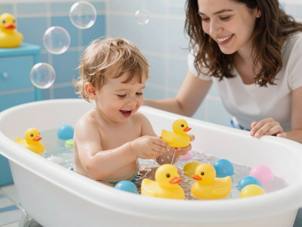 Hogyan tedd élménnyé a fürdést? Játékos ötletek a hiszti elkerülésére