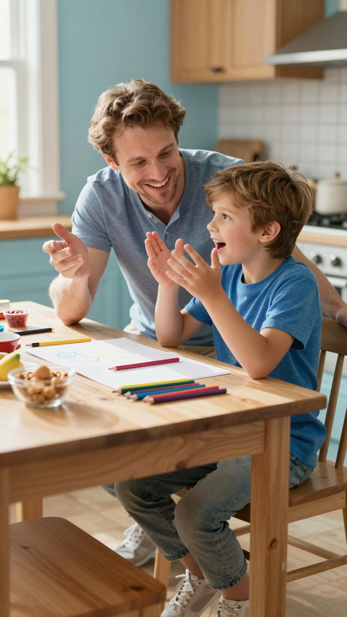 A nyitott kérdések mélyebb beszélgetéseket ösztönöznek gyerekeiddel.