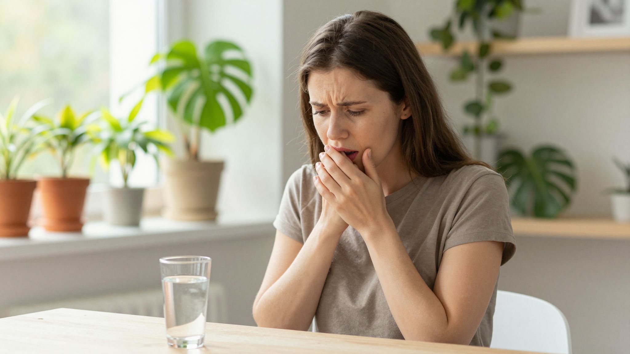 A száraz köhögés csillapítása gyógyszerekkel ajánlott.