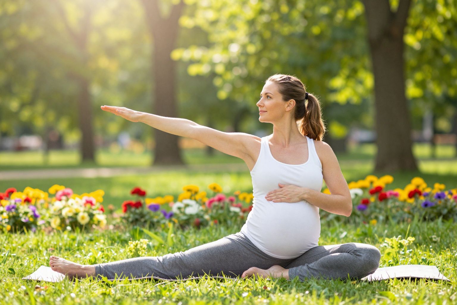 A rendszeres mozgás javítja a magzat oxigénellátottságát.