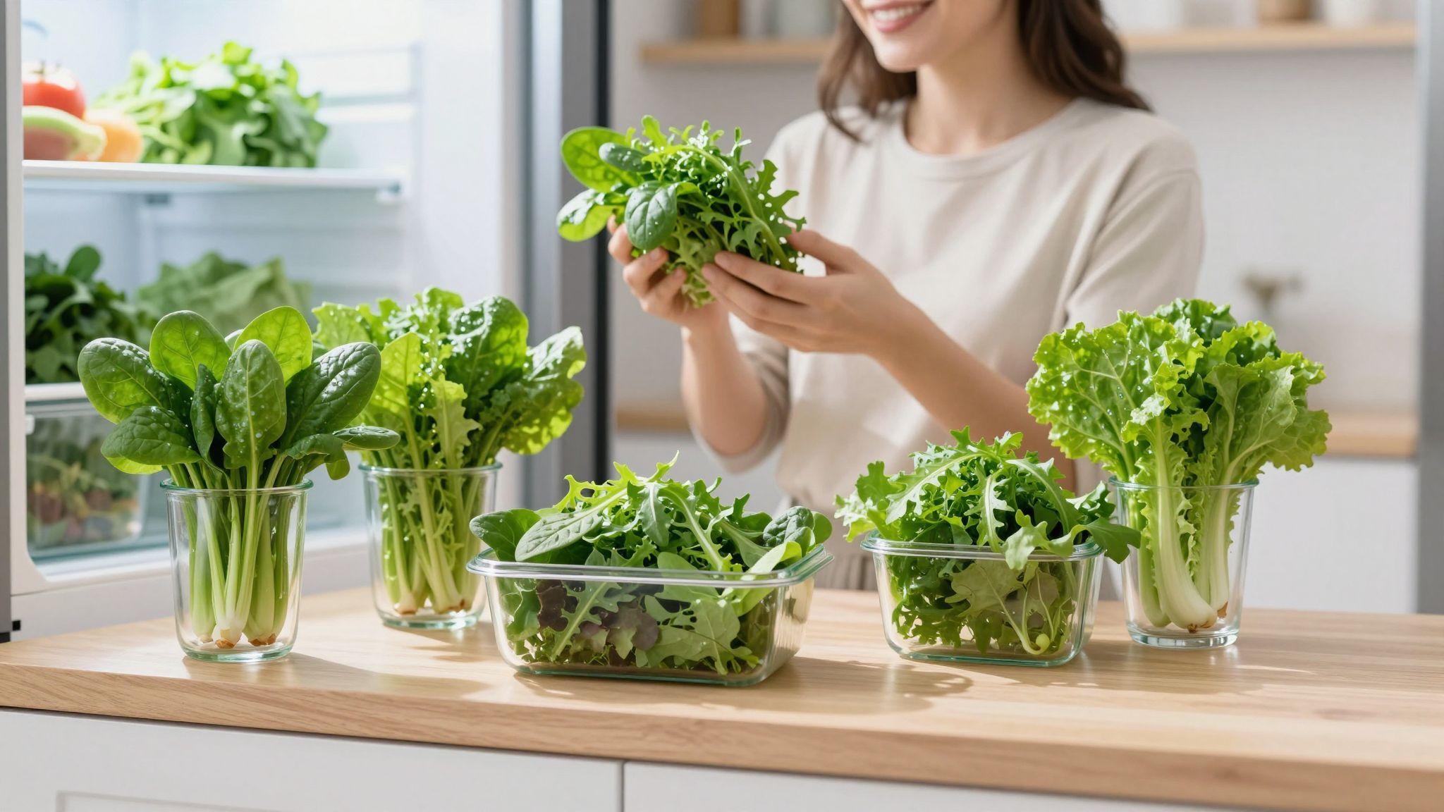 A friss spenót és rukkola tárolásához használj nedves papírtörlőt.