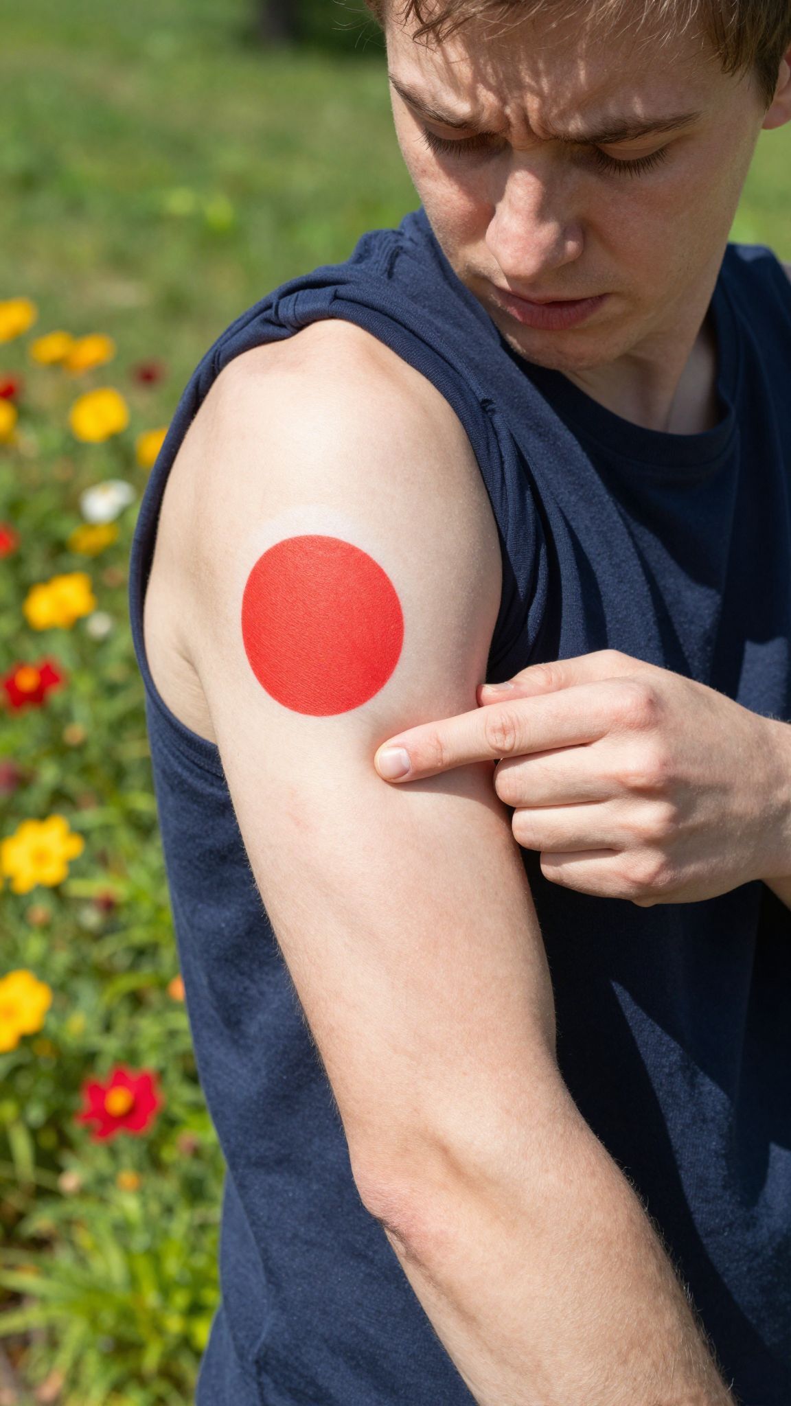 A kokárdaszerű folt a Lyme-kór első figyelmeztetése.