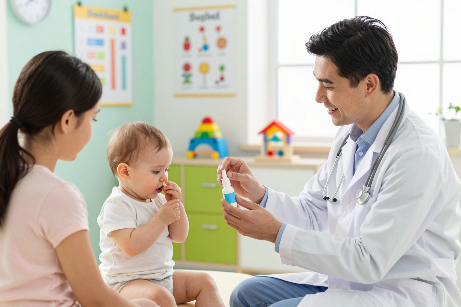 Konzultálj orvossal, ha a baba légzési nehézségeket tapasztal.