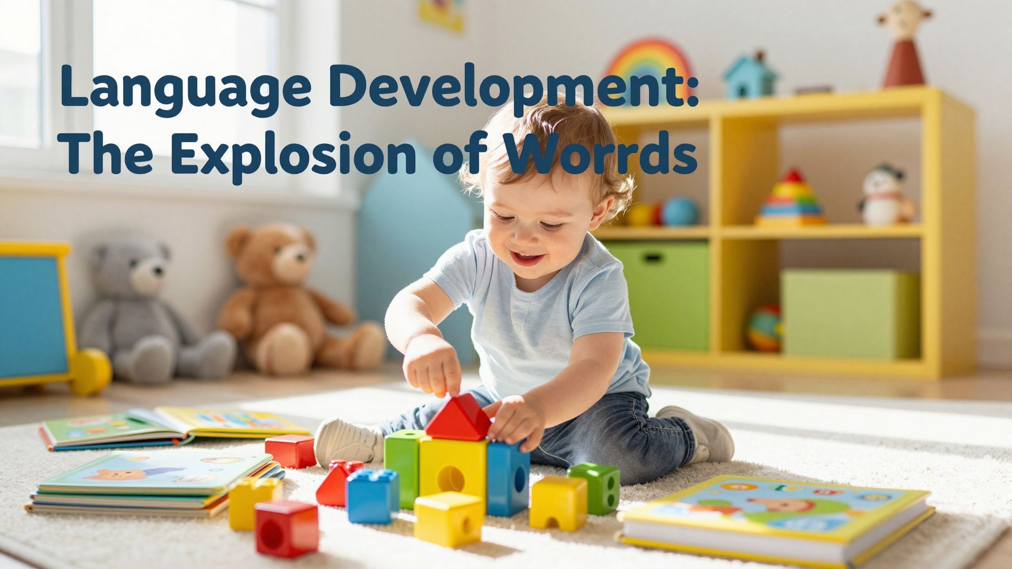 A totyogók szókincse évente akár 1000 új szóval bővül.