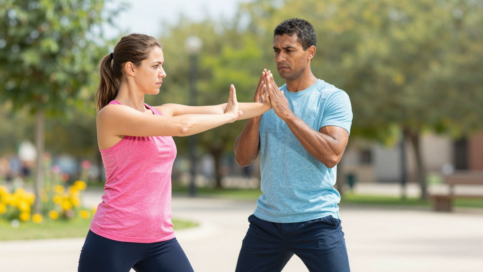 Képzeld magad biztonságos helyzetbe, hogy elkerüld a konfliktust.