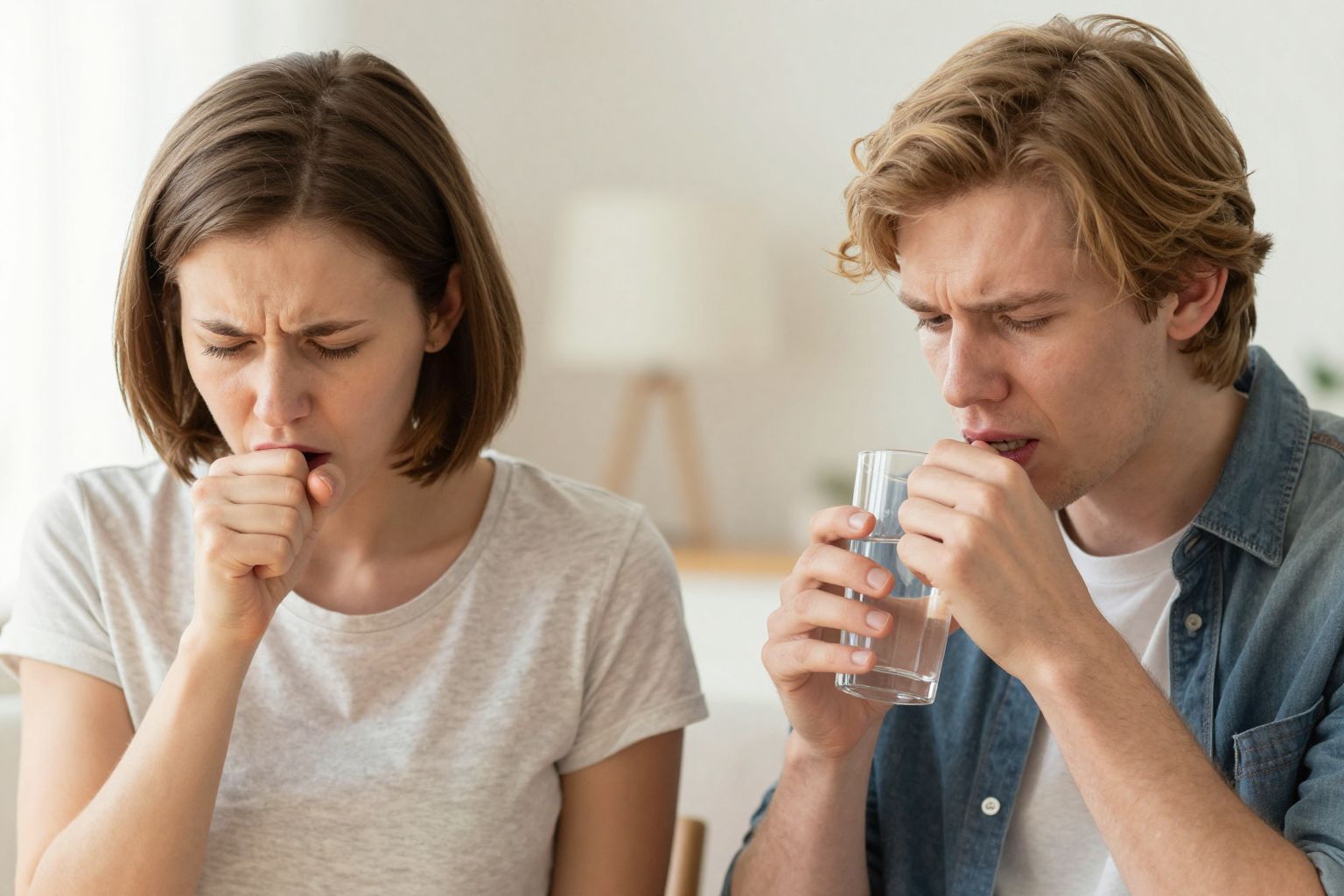 A száraz köhögés ingerlékeny, a hurutos termelődött váladékot jelez.