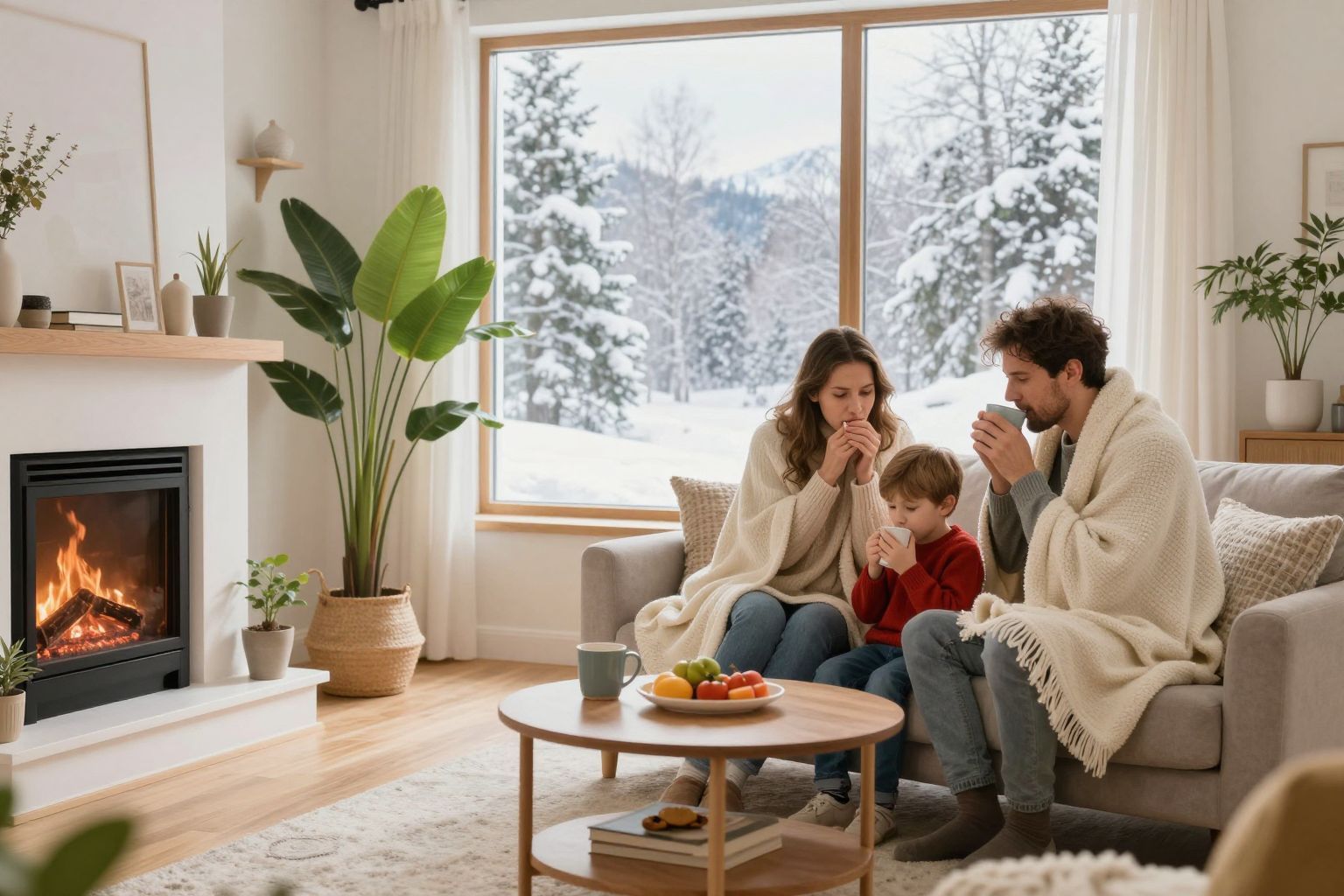 A párásítás csökkentheti a légúti irritációt télen.