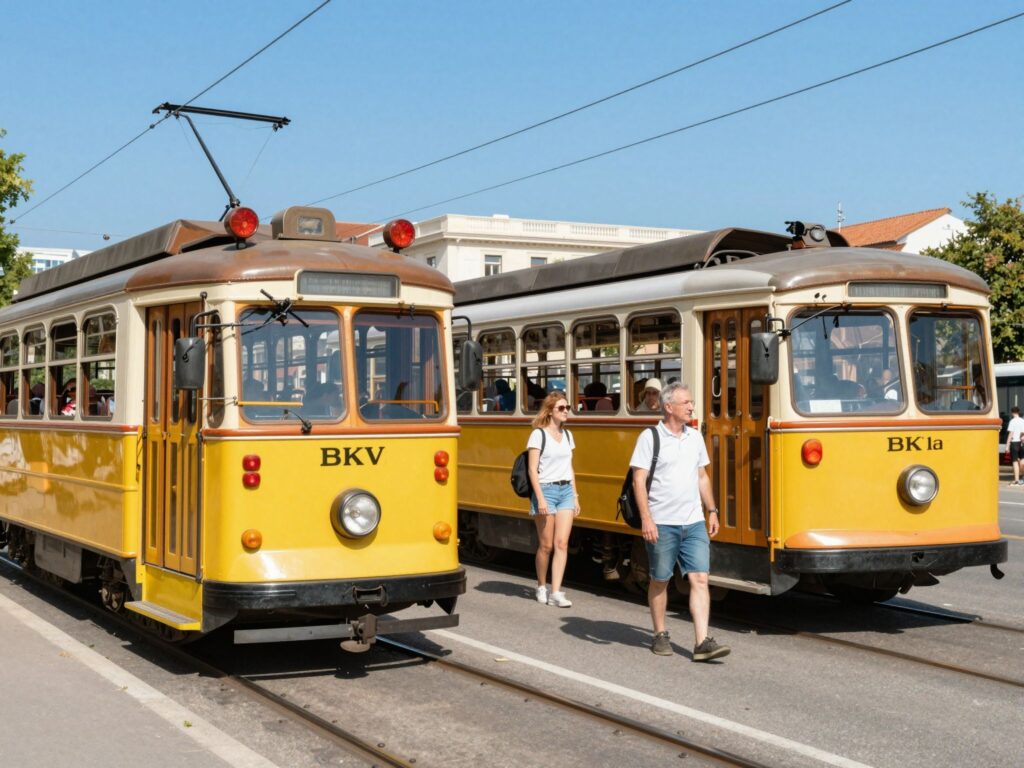 Régi BKV-járgányok: villamosok, buszok és metrók retró képeken
