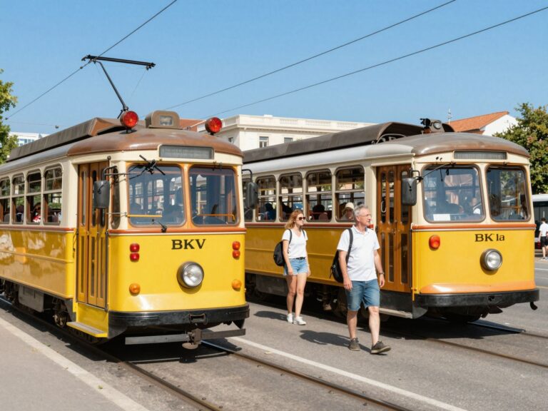 Régi BKV-járgányok: villamosok, buszok és metrók retró képeken