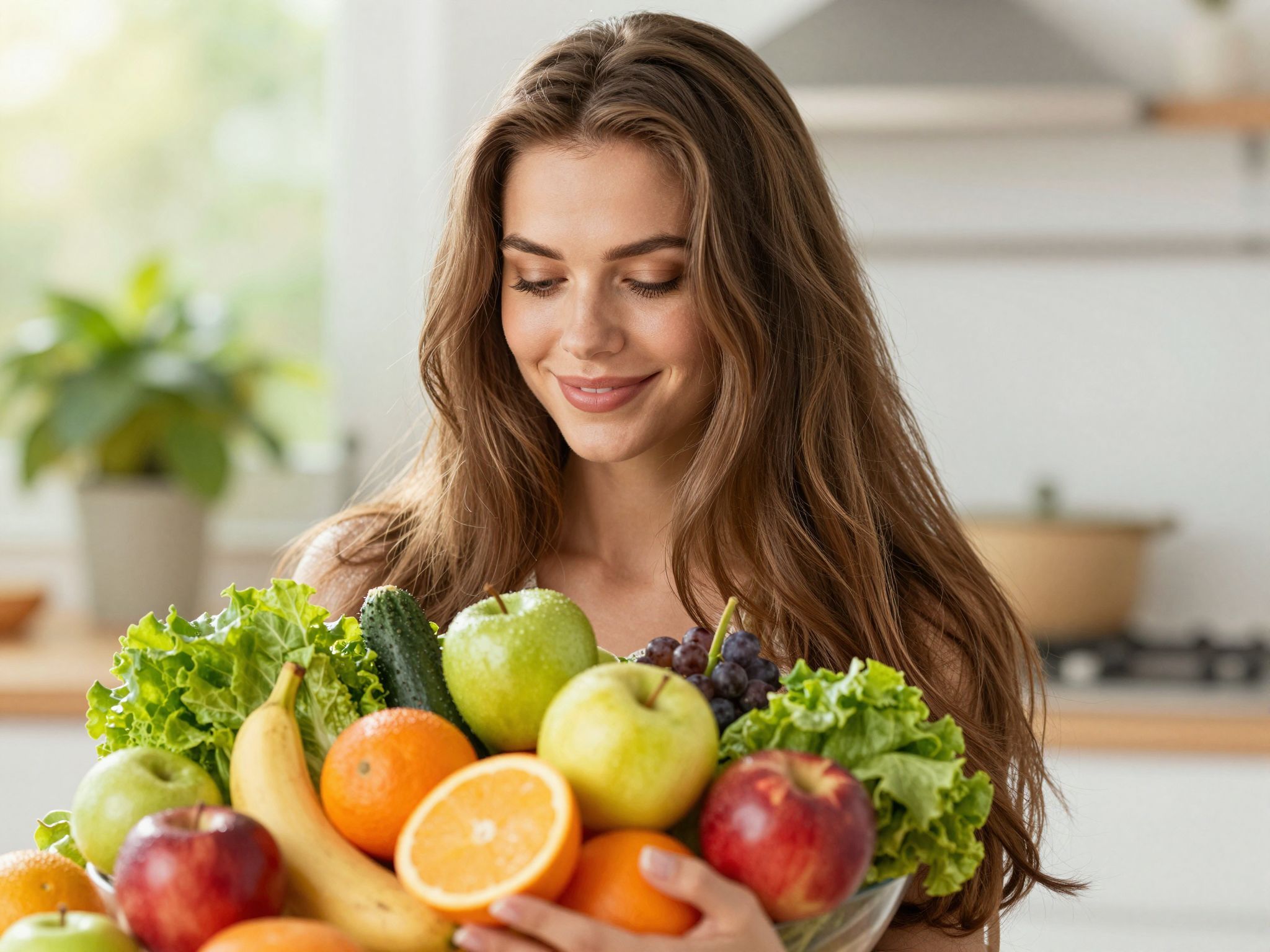 A vitaminok és ásványi anyagok erősítik a hajat!