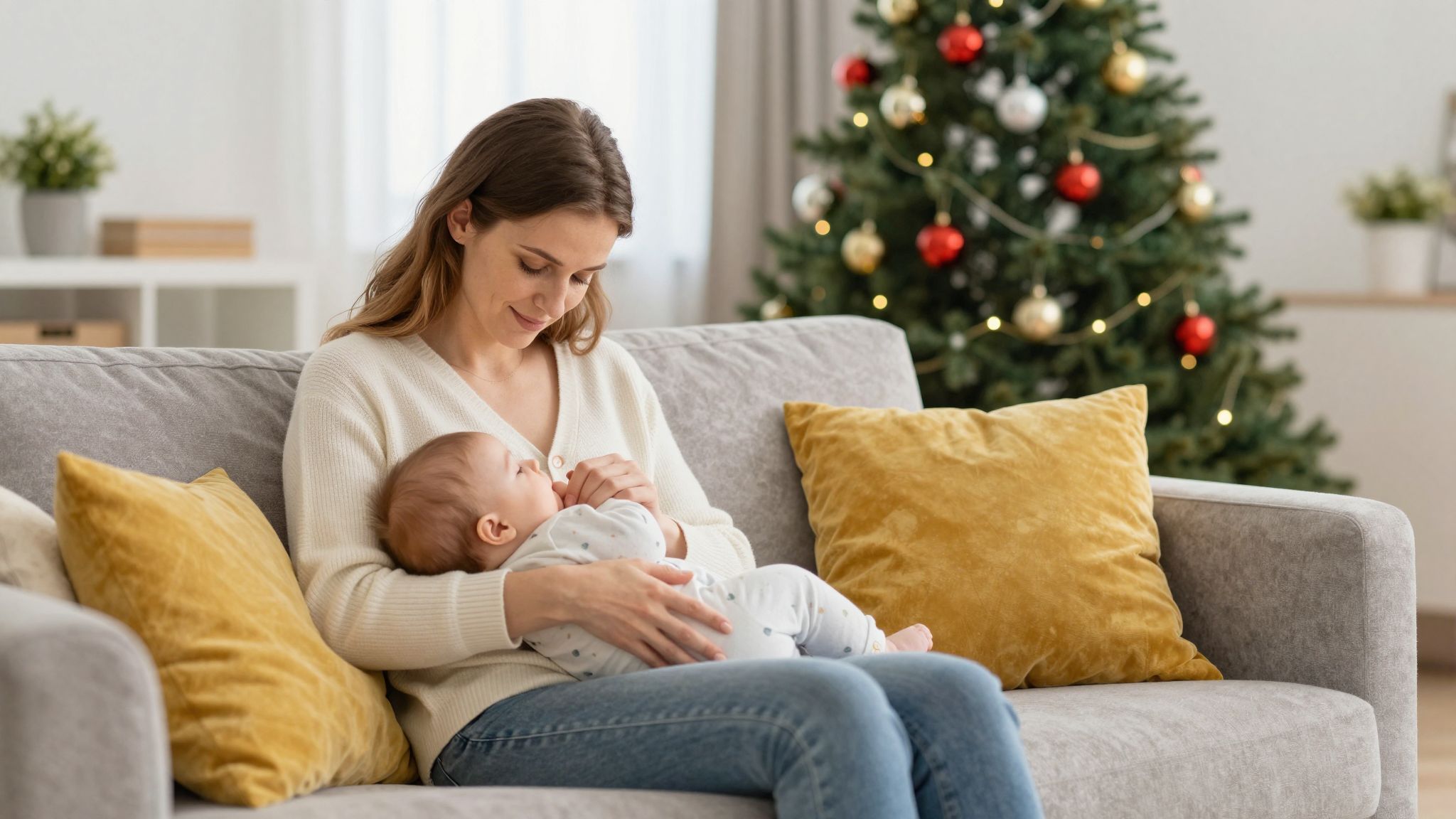 A karácsony utáni rutin segít a szoptatásban!