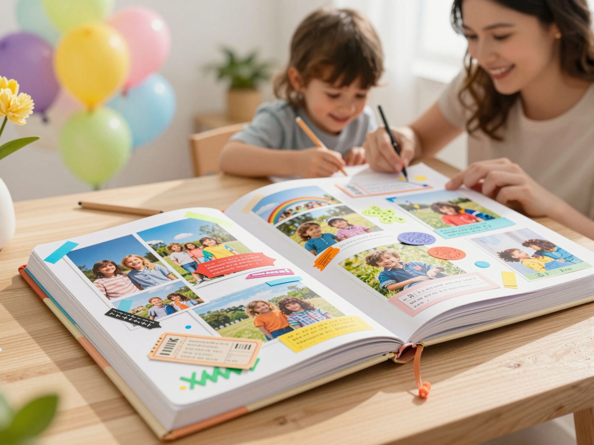 Az emlékek albuma segít megőrizni családi pillanatokat.