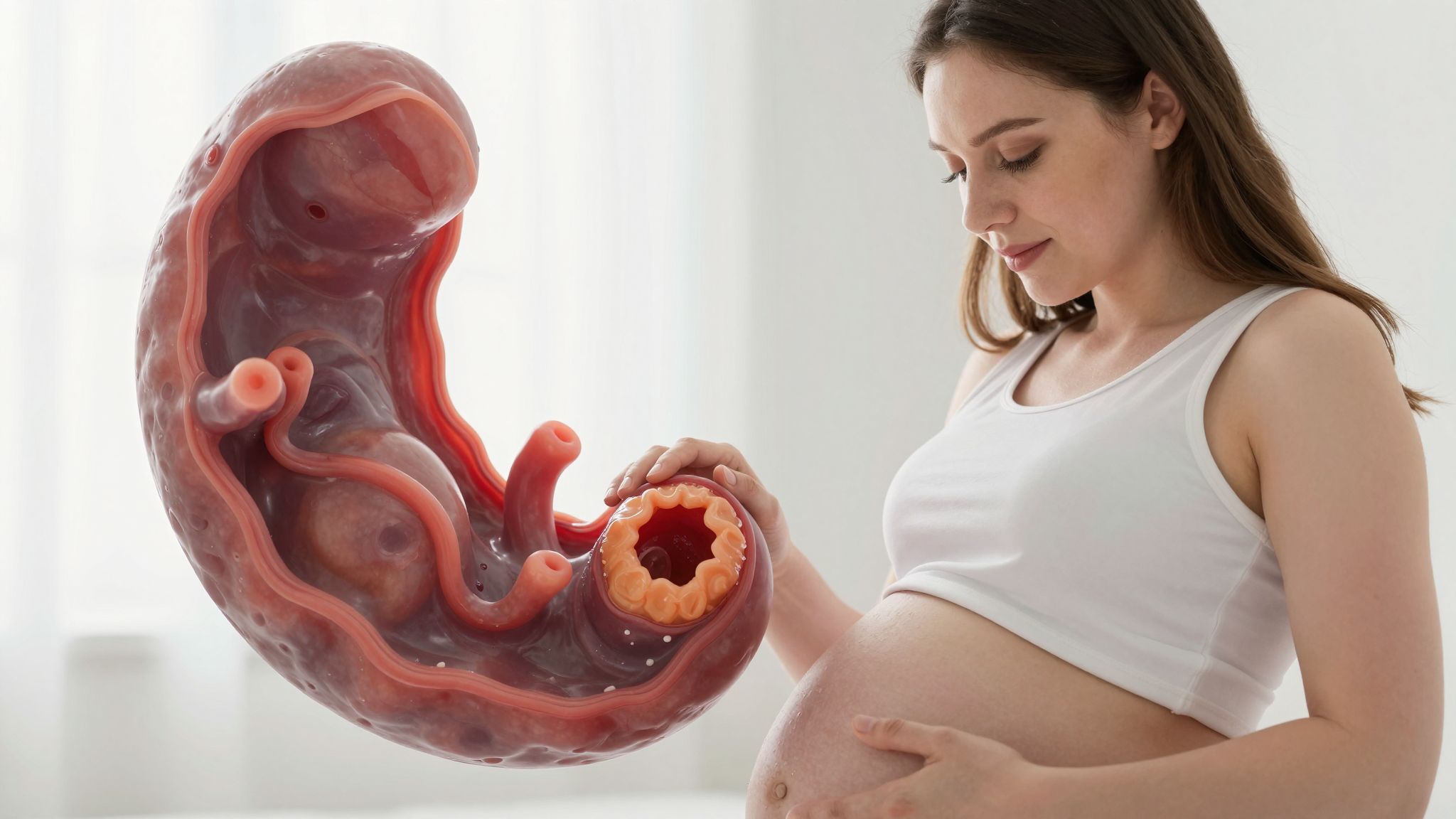 A placentának fontos szerepe van a magzat táplálásában.