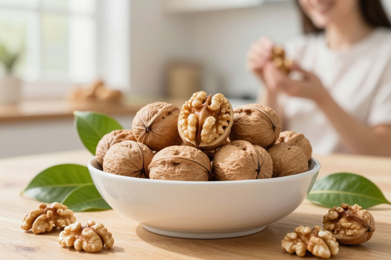 A dió gazdag omega-3 zsírsavakban, javítja a memóriát.