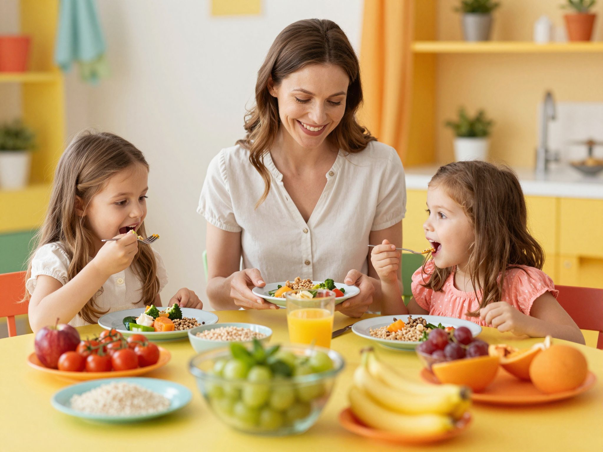 Az étkezések rendszeressége segíti a gyerekeket az étkezésben.