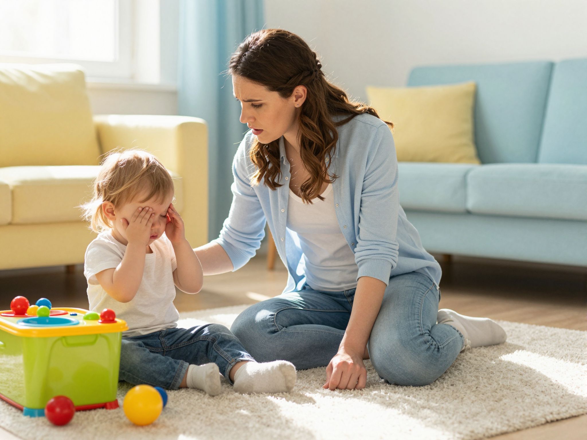 A fáradtság és éhség gyakori okai a hisztinek.