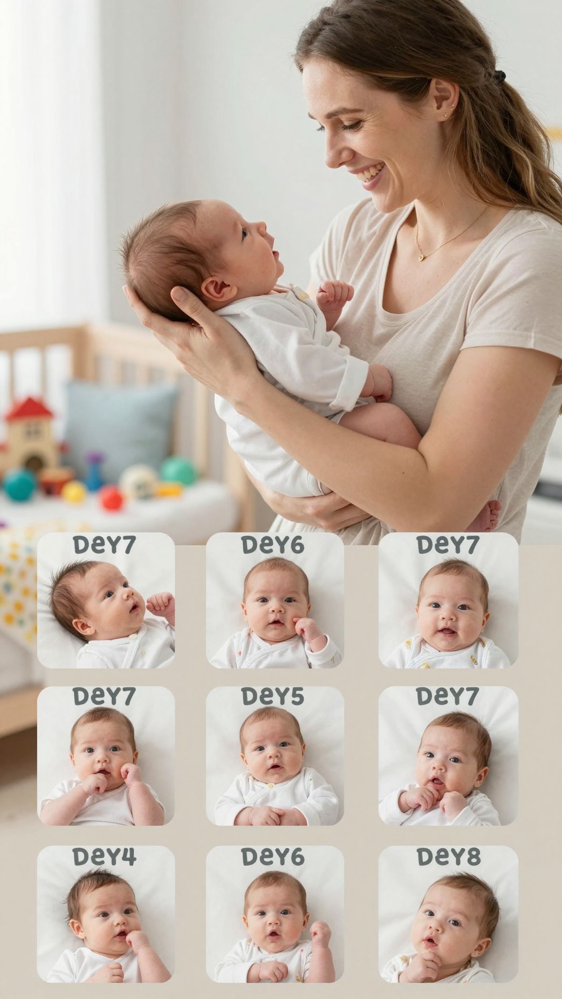 Az első hónapban a baba érzékszervei gyorsan fejlődnek.