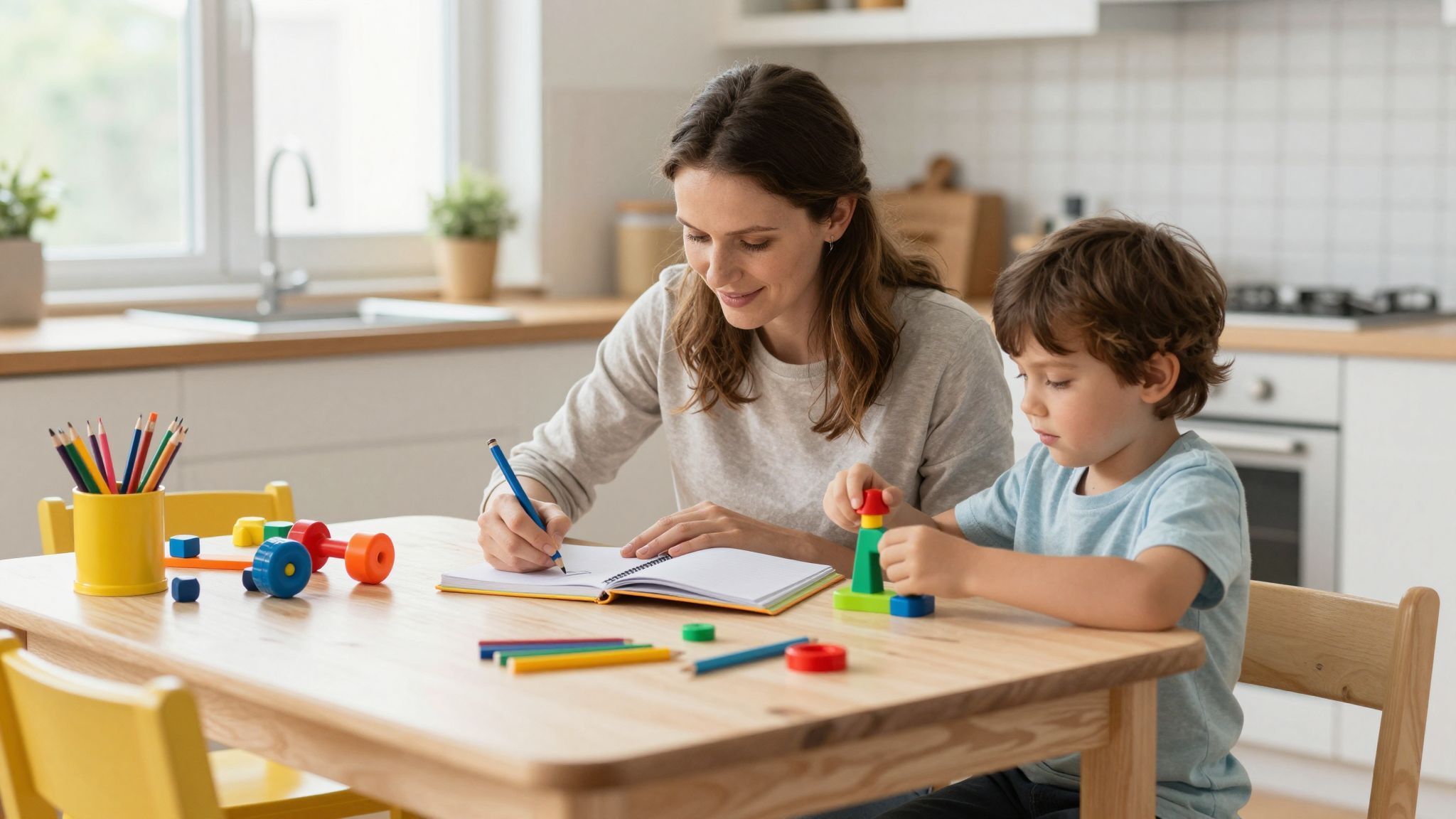 A napló segít nyomon követni a fejlődést és érzéseket.