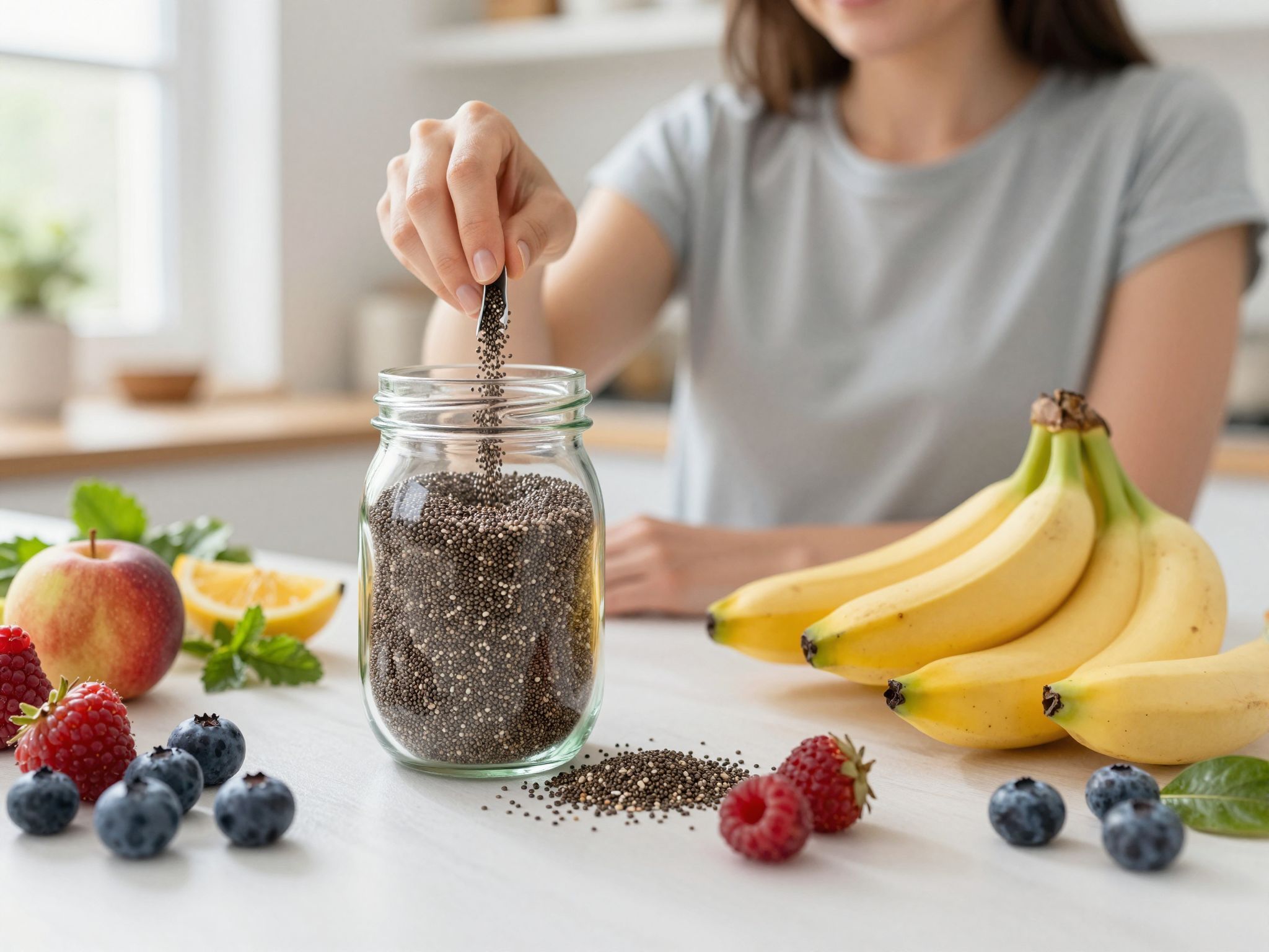 A chia mag tárolása hűvös, száraz helyen ajánlott.