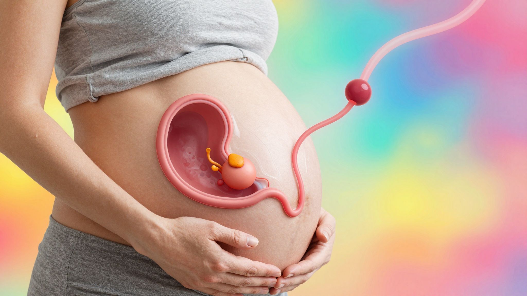 A placenta életelemet biztosít a magzat fejlődéséhez.