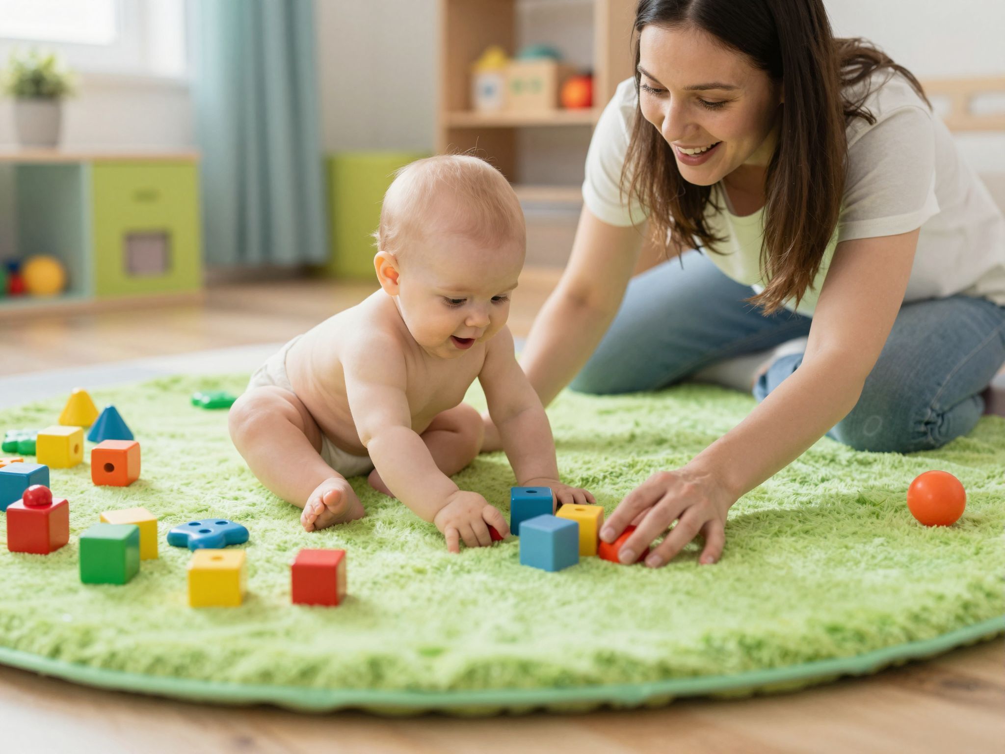 A felfedező korban a baba mozgása és kommunikációja összekapcsolódik.