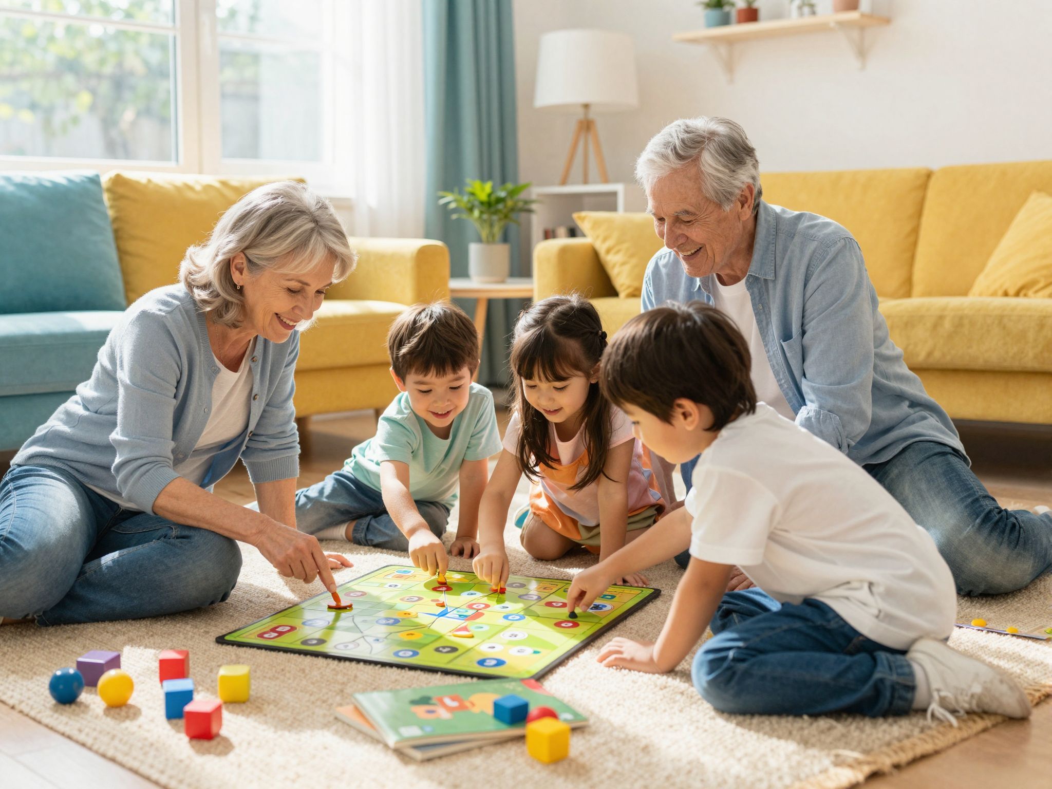 A nagyszülők támogatása erősíti a családi kötelékeket.
