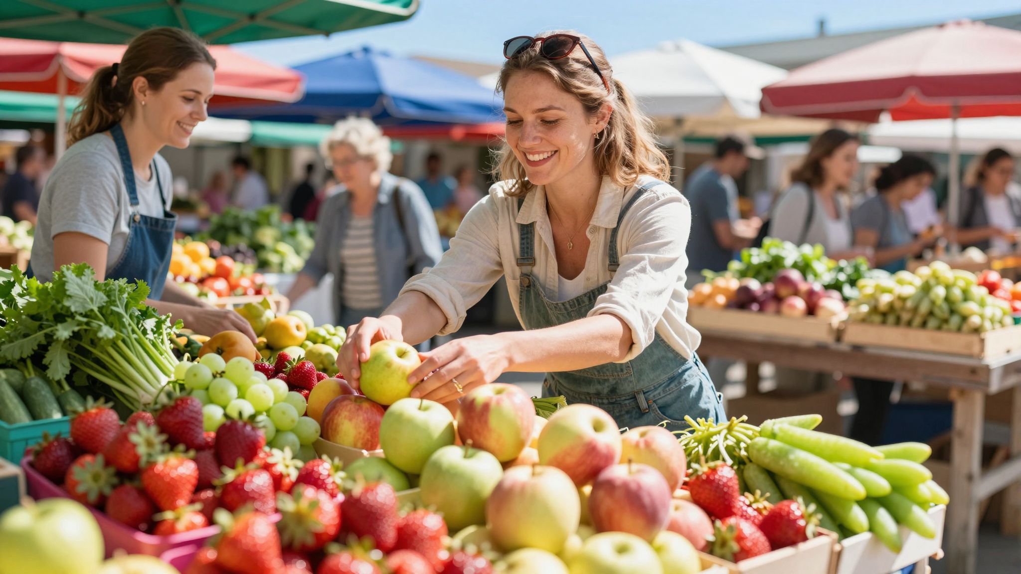 A hazai és szezonális élelmiszerek támogatják a helyi gazdaságot.