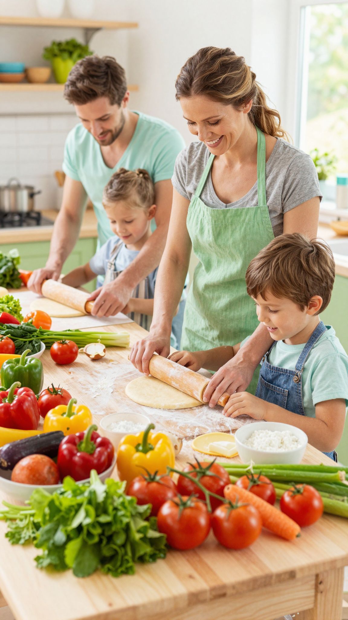 A friss hozzávalók segítik a konyhai harmónia megteremtését.