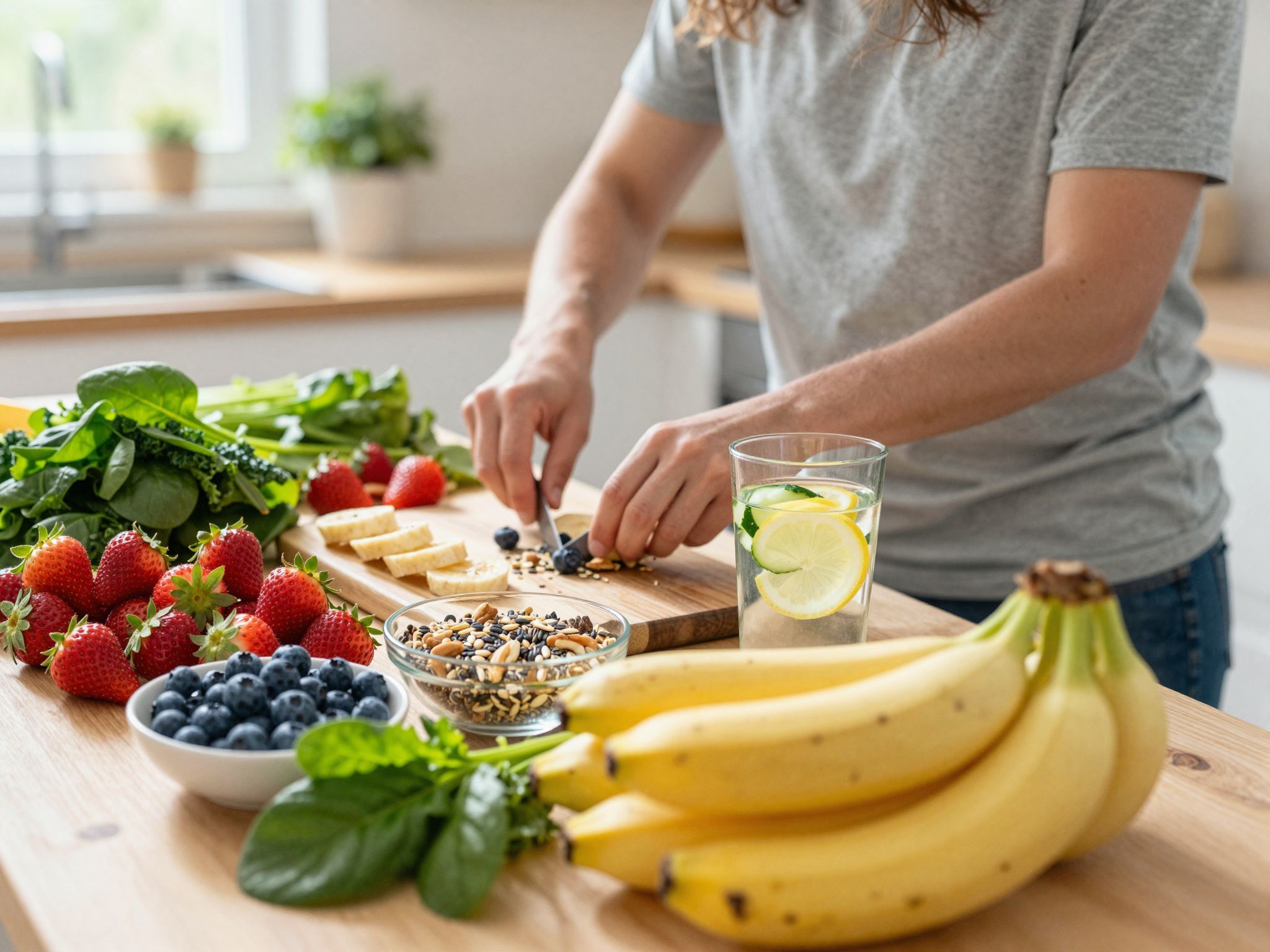 A zöld tea és a mandula segít csökkenteni a kortizolt.
