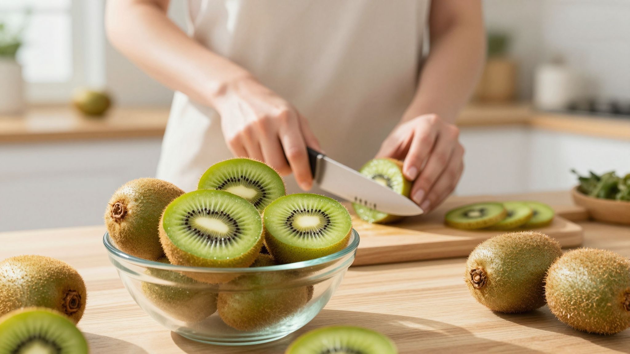 A kiwi este fogyasztva javíthatja az alvás minőségét.