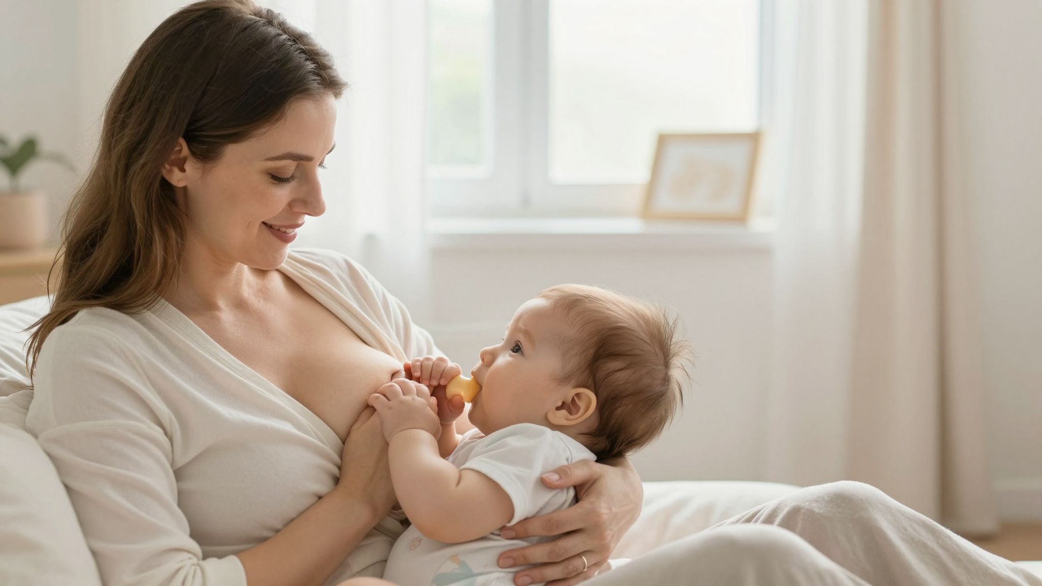 A mellmasszázs fokozza a tejelválasztást és megkönnyíti a szoptatást.