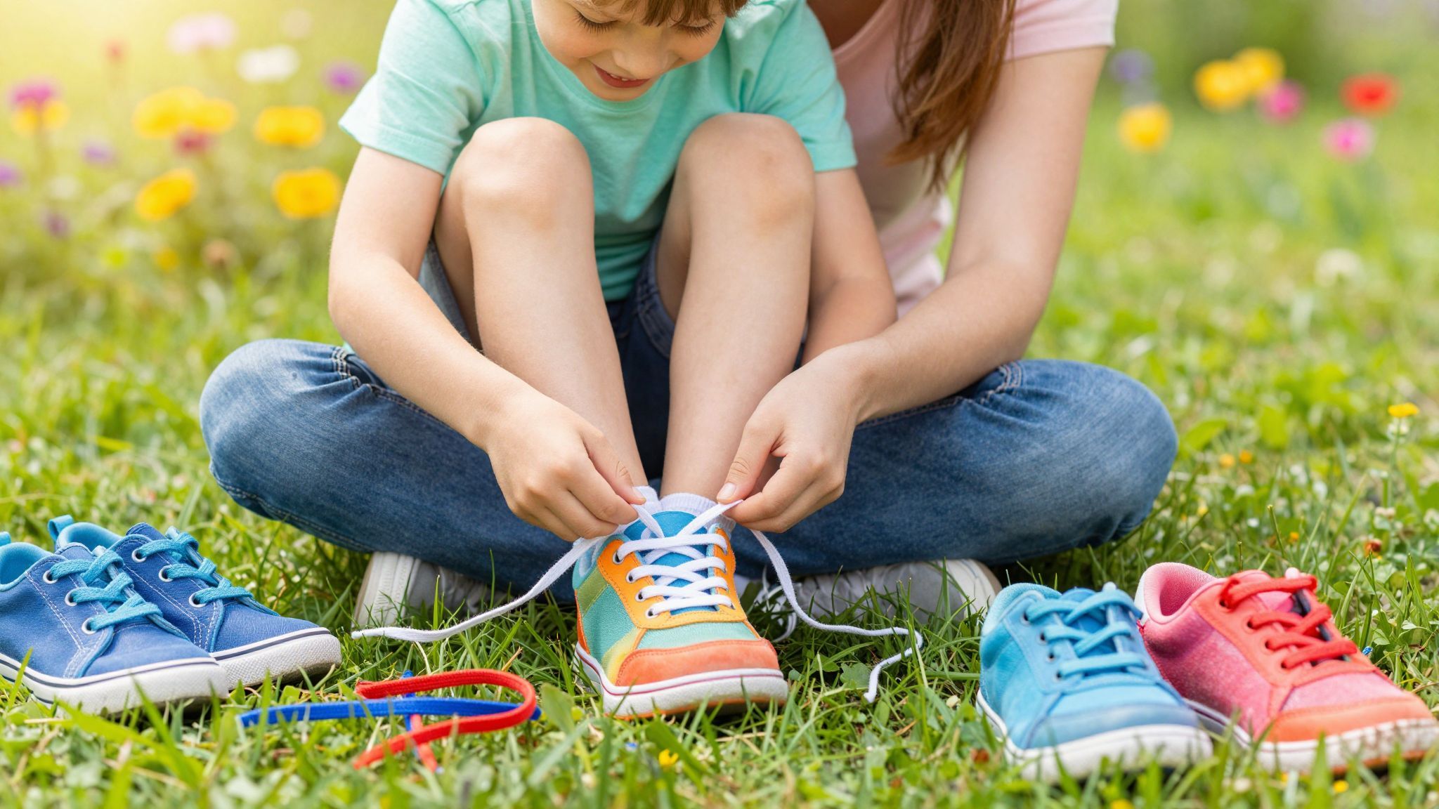 A motoros tervezés segíti a cipőkötés elsajátítását.