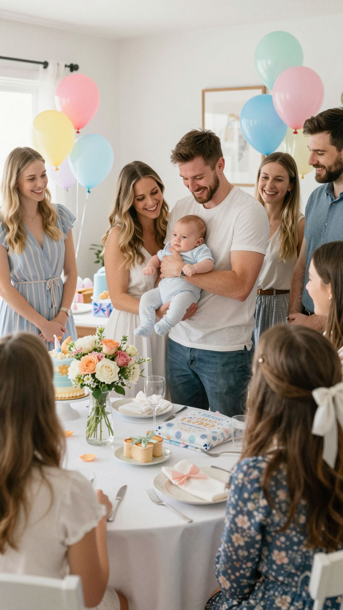 A névadási ceremónia erősíti a családi kötelékeket.