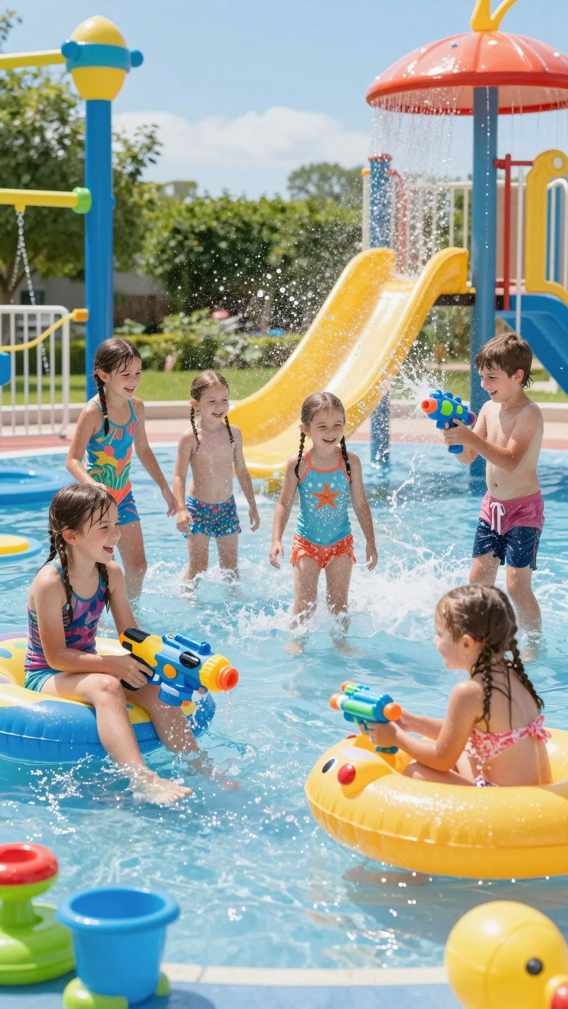 A vízbiztonságot fejlesztő játékok segítik a gyerekeket.