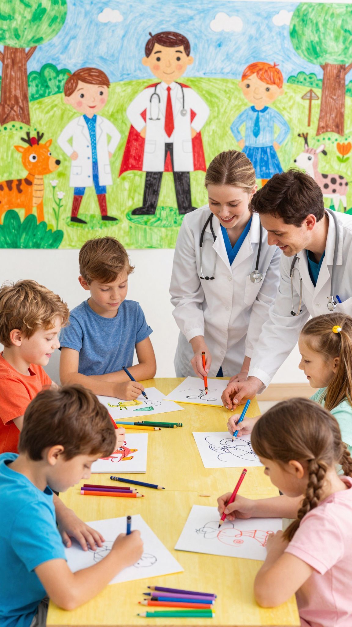 A rajzok érzelmeket örökítenek meg a gyermekek számára.