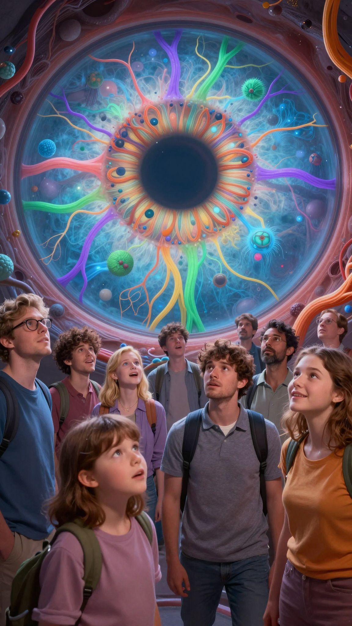 A retina a fény érzékelésének fő központja.