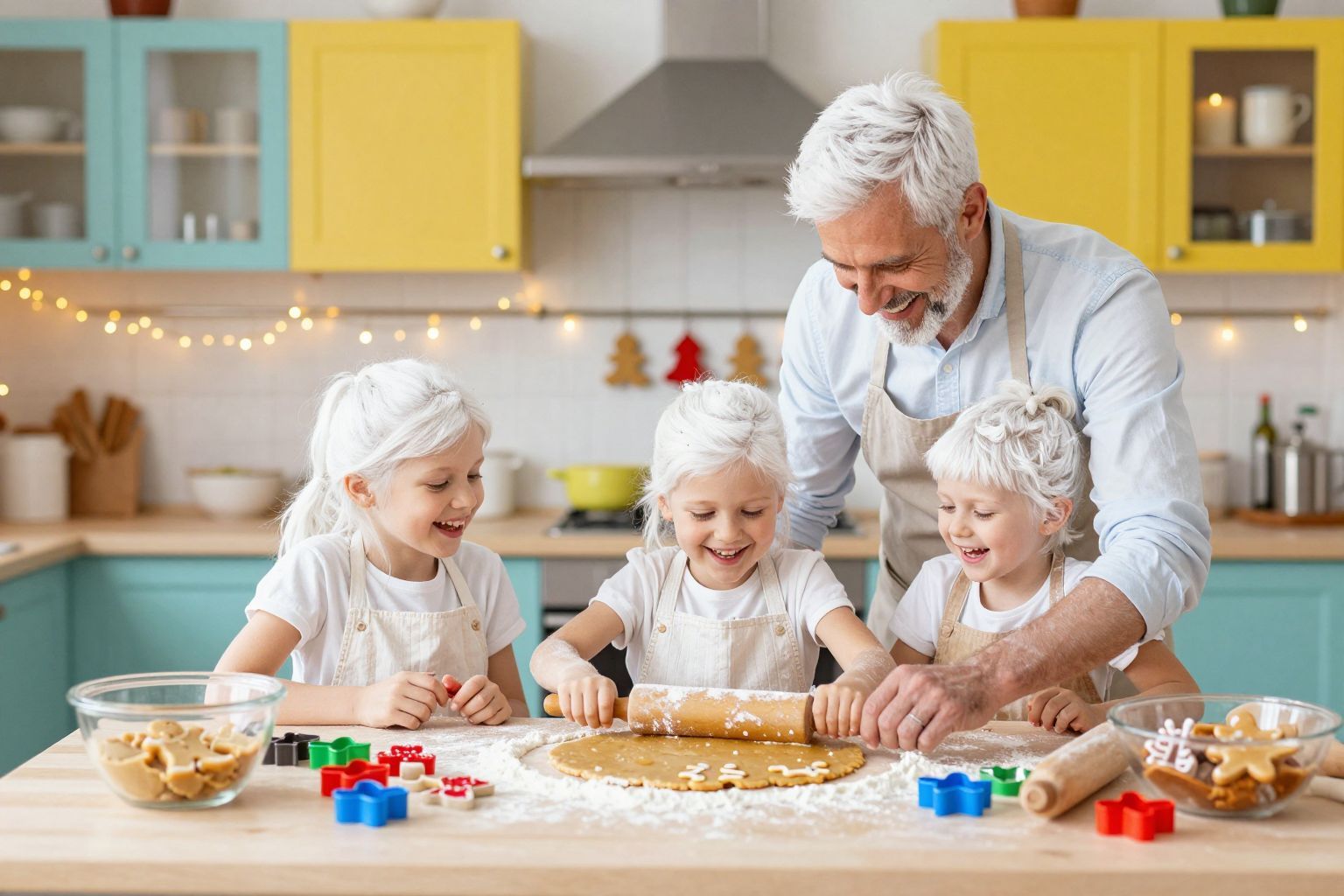 A nyújtás és szaggatás szórakozást ad a sütéshez!