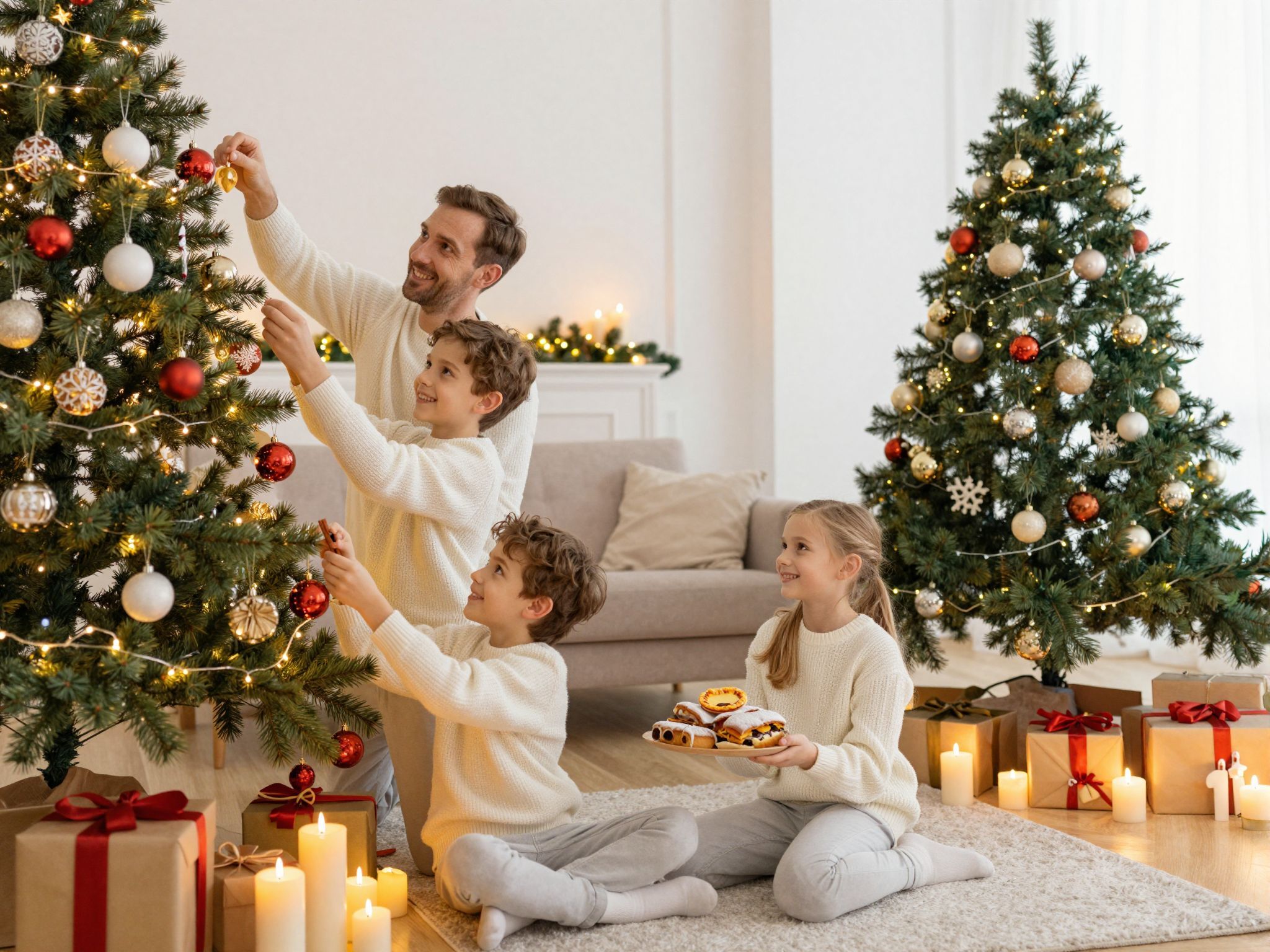 A színek és illatok fokozzák az ünnepi hangulatot.