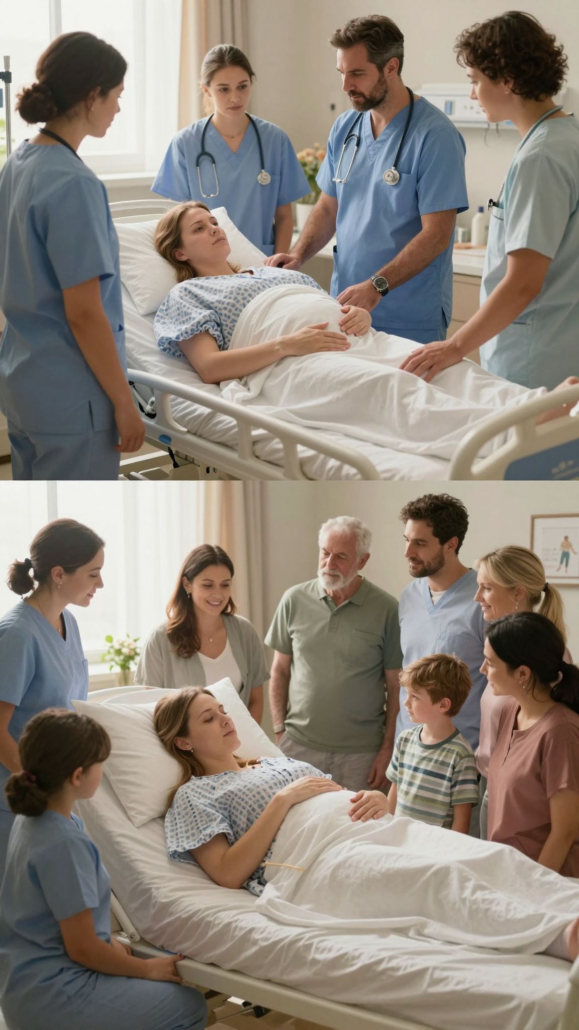 A rejtett terhesség szülési veszélyei különböző helyzetekben merülhetnek fel.