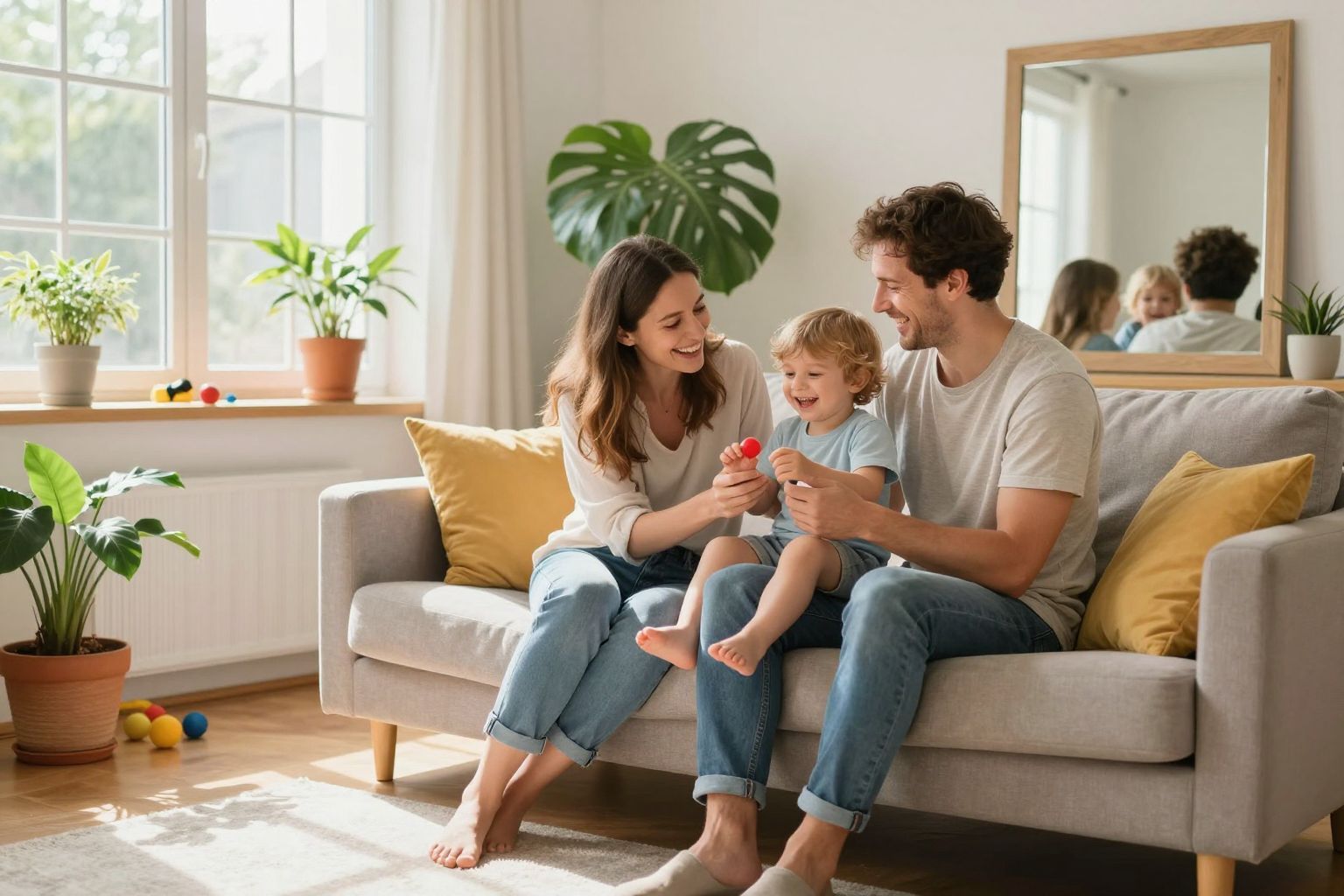 A derűs szülők pozitív hatással vannak gyerekeik életére.