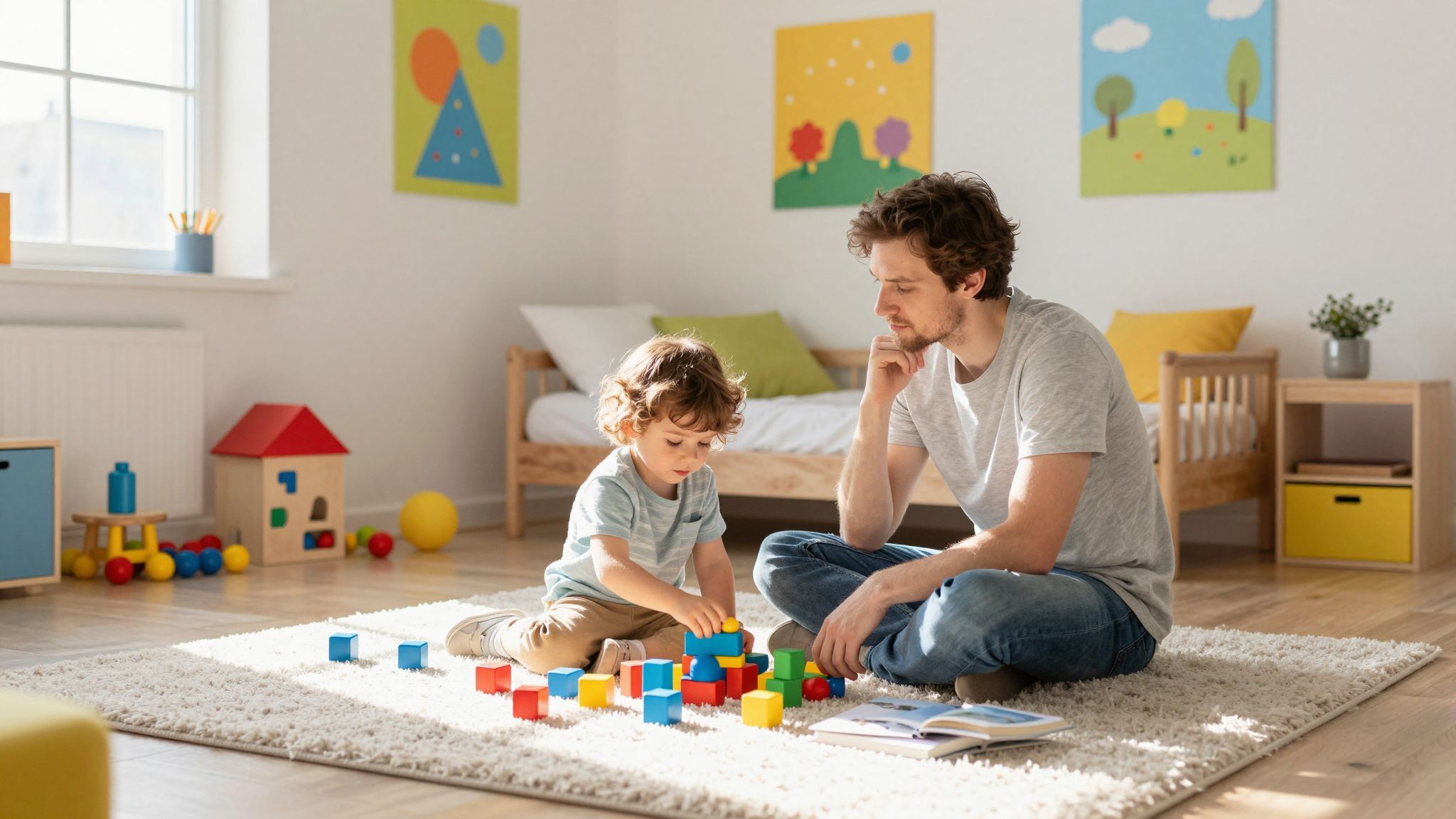 A szülői stressz befolyásolja a gyermekek érzelmi fejlődését.